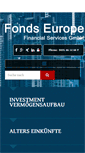 Mobile Screenshot of fonds-europe.com