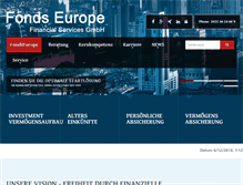 Tablet Screenshot of fonds-europe.com